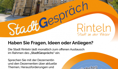 Plakat Stadtgespraech Februar Plakat Stadtgespraech Februar