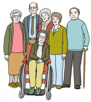 ältere Menschen