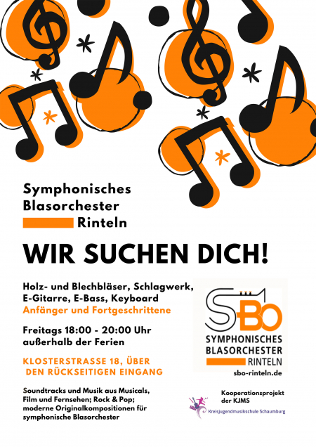 Poster Symphonisches Blasorchester Rinteln 2023 05 25
