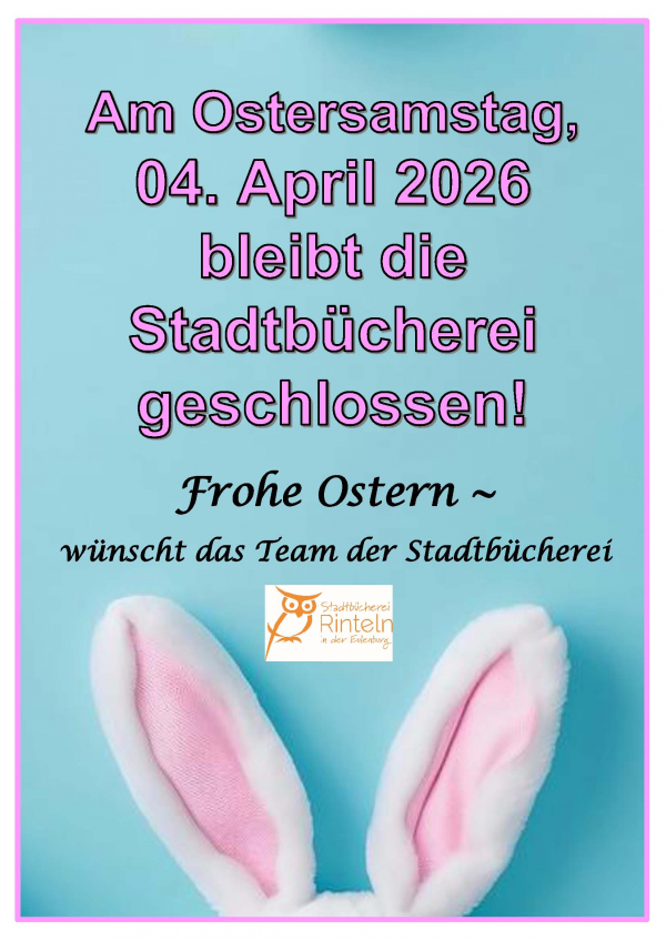 Geschlossen Ostern 2026