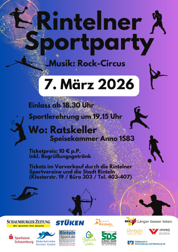 Plakat Sportparty 2026